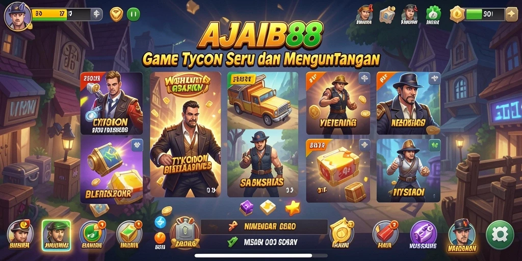 Tampilan gameplay menantang dalam AJAIB88 yang penuh strategi.
