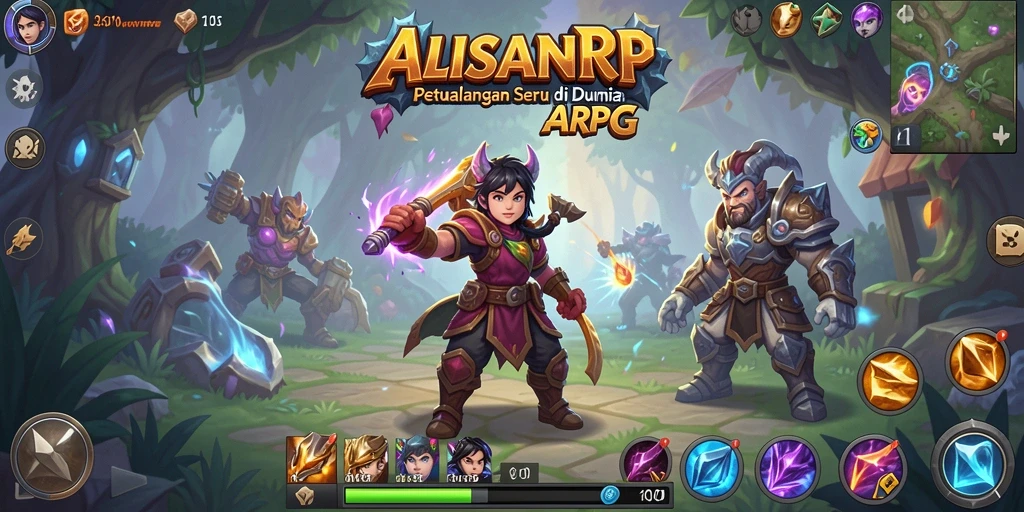 Tampilan gameplay mengesankan dari ALISANRP yang penuh aksi.