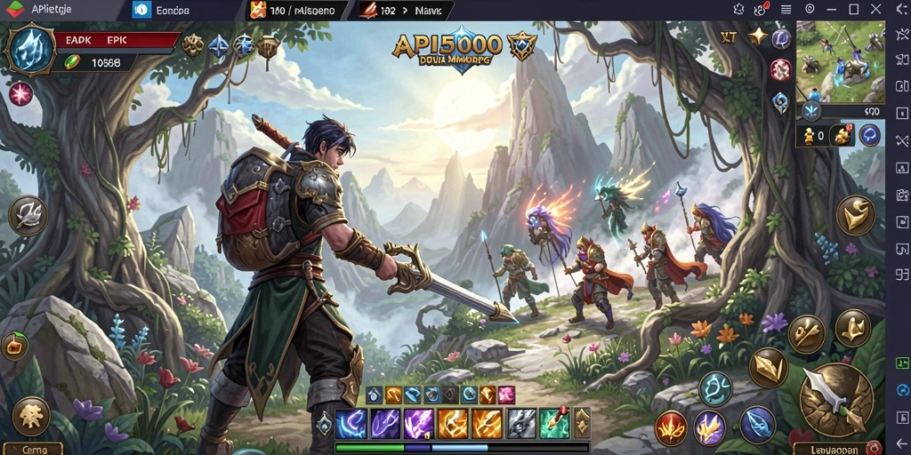 Tampilan gameplay menegangkan dalam API5000 dengan pertarungan epik antara pemain.