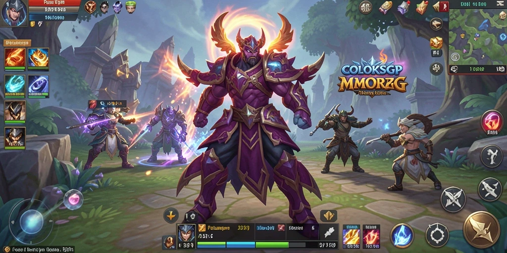 Tampilan gameplay seru di dunia COLOKSGP yang memukau.