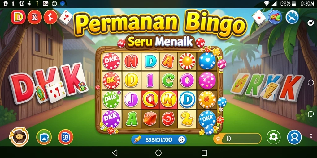 Gameplay menarik DKK dengan papan Bingo yang penuh warna.
