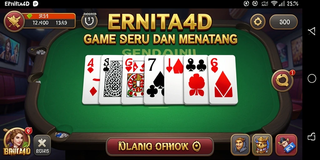 Tampilan gameplay ERNITA4D yang seru dan interaktif.