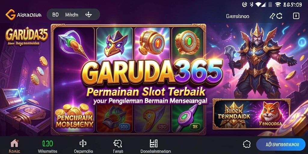 Tangkapan layar GARUDA365 menunjukkan gameplay Slot yang menarik dan menghibur.