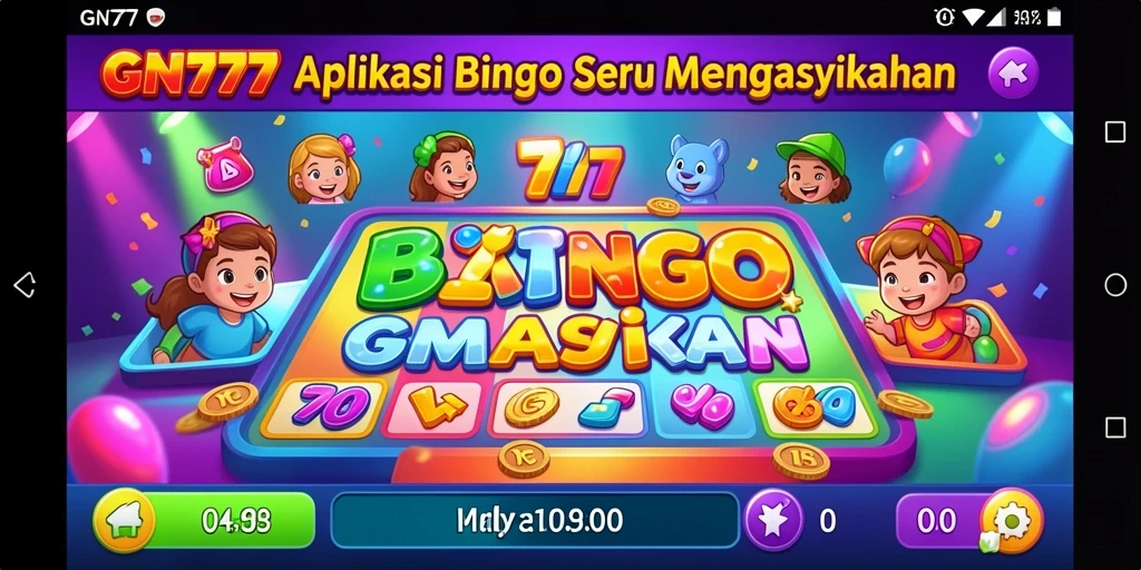 Screenshot gameplay GN777 menunjukkan suasana permainan Bingo yang seru.