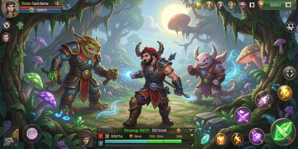 Tampilan gameplay RPG yang mendebarkan dan interaktif di IDR77.