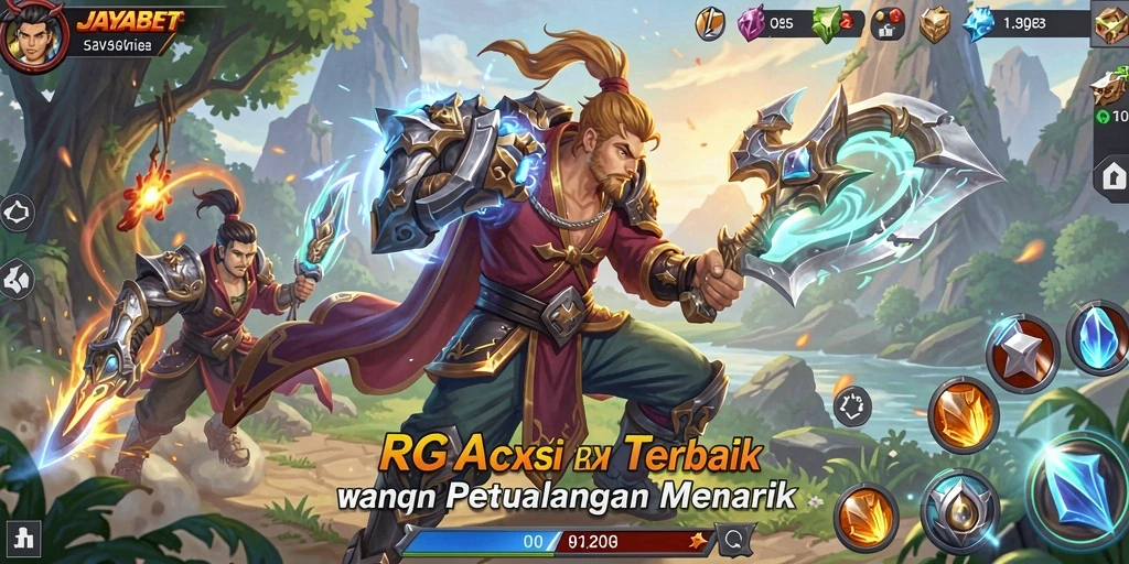 Tampilan menarik dari gameplay <strong>JAYABET</strong> dengan pertarungan seru dan karakter fantastis.