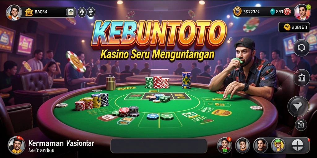 Tampilan gameplay menarik KEBUNTOTO yang menggambarkan pengalaman Kasino.
