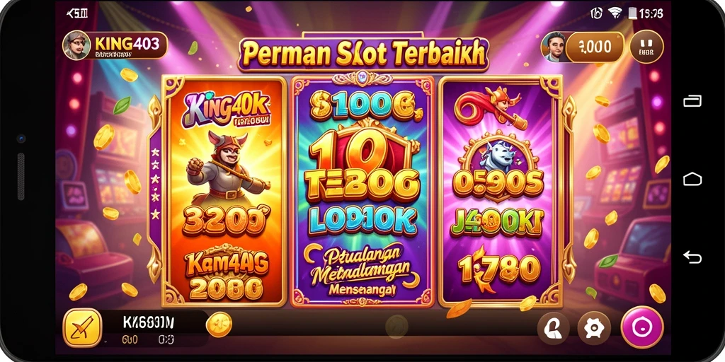Gameplay menarik dari KING403 dengan beragam tema slot.