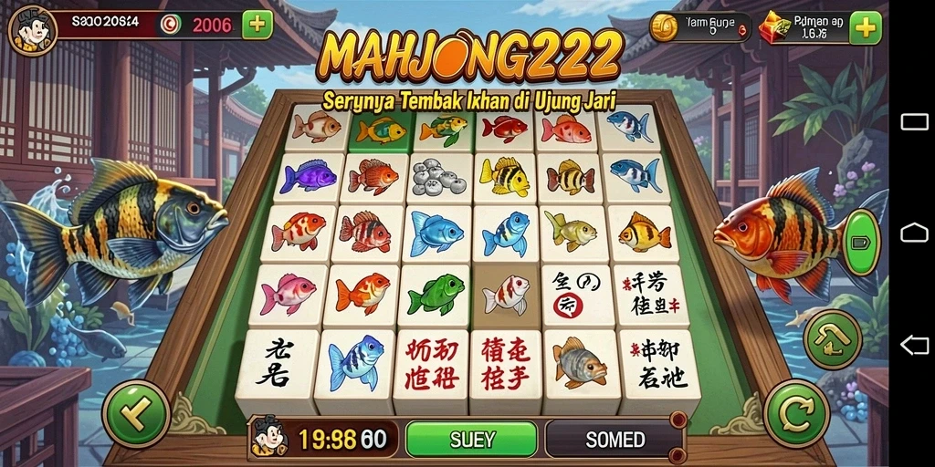 Tampilan menarik dalam gameplay Tembak Ikan MAHJONG222.