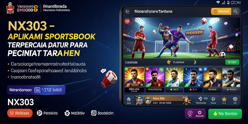 Screenshot NX303 menampilkan antarmuka taruhan olahraga yang menarik.