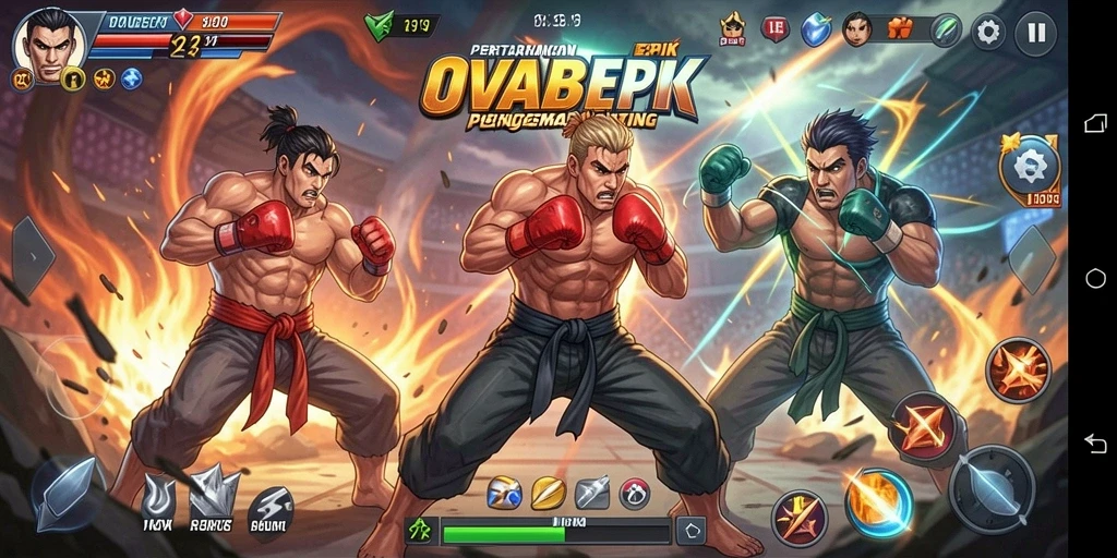 Screenshot dari gameplay OVABET yang menegangkan dan penuh aksi.