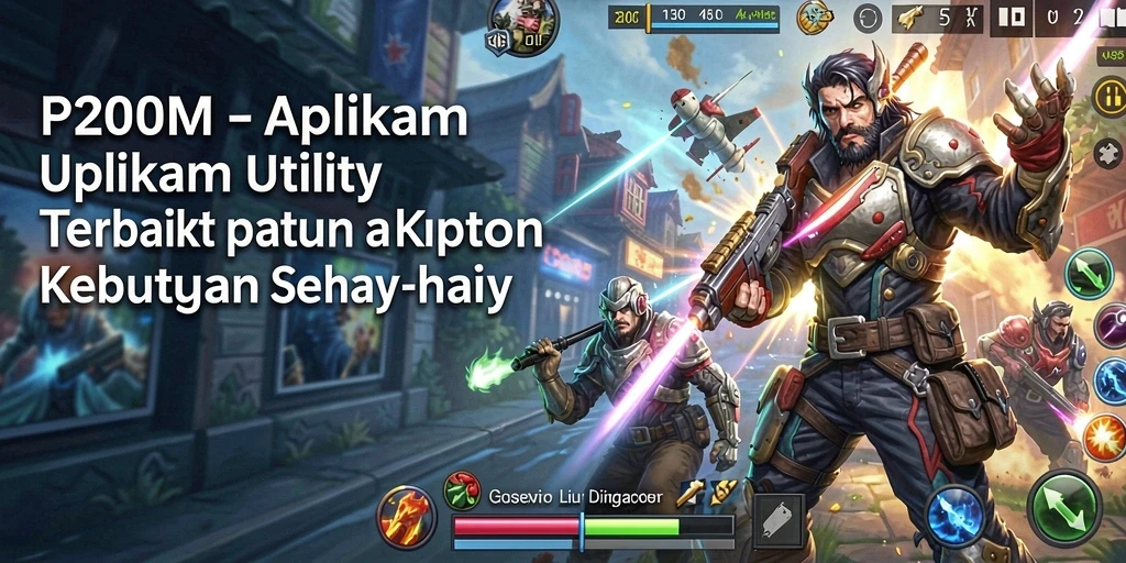 Screenshot utama P200M menampilkan antarmuka aplikasi Utility yang intuitif.