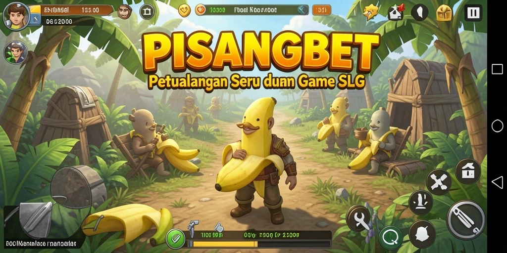 Tampilan screenshot PISANGBET menampilkan aksi seru dalam gameplay SLG.