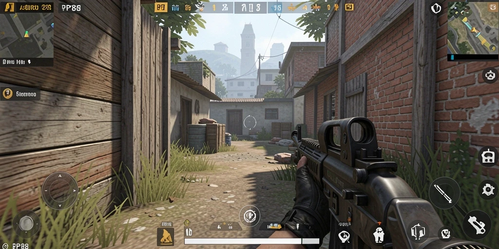 Tampilan gameplay PP88 dengan aksi tembak-tembakan yang mendebarkan.