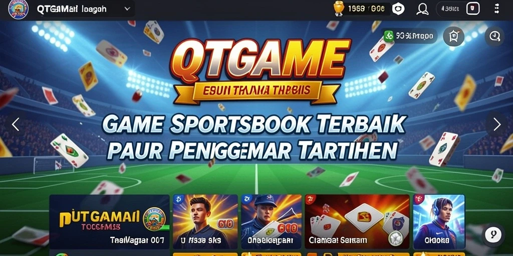 Tampilan permainan QTGAME yang menarik untuk taruhan Sportsbook.