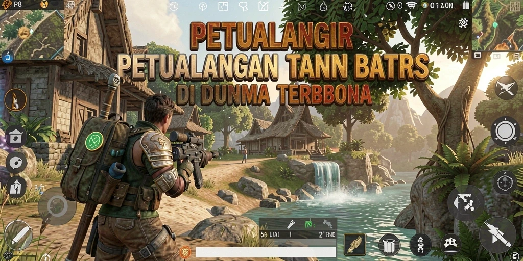 Tampilan gameplay RP8 yang menakjubkan dalam dunia terbuka.
