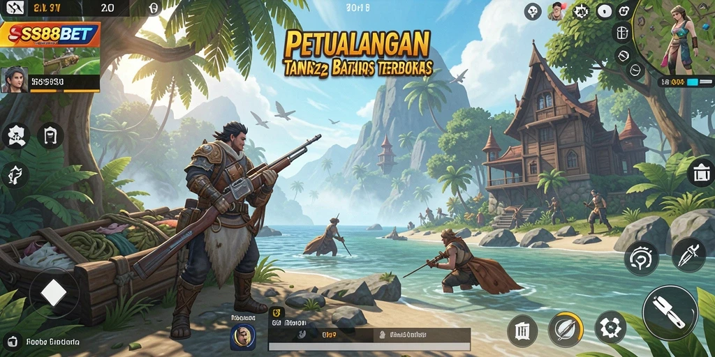 Tangkapan layar utama SS88BET menampilkan petualangan epik di dunia terbuka yang fantastis.