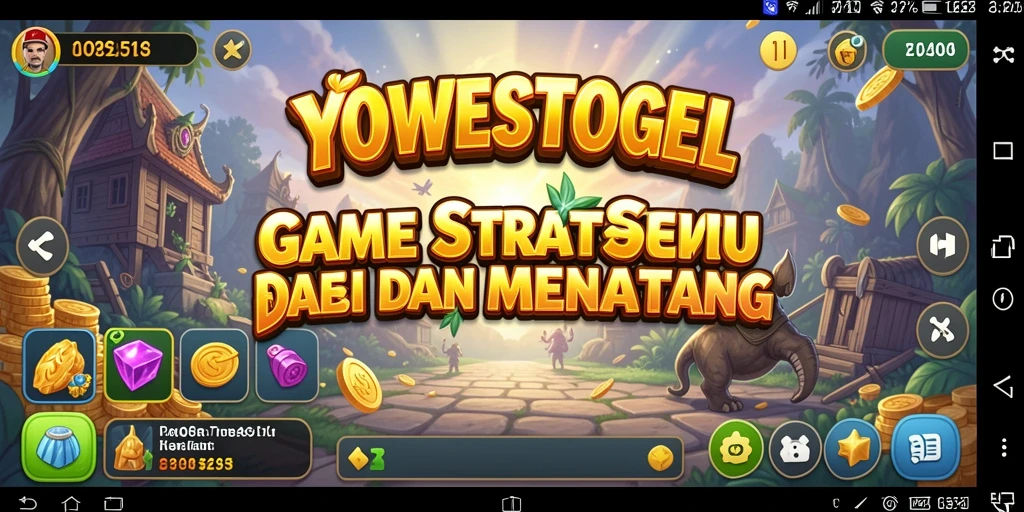 Tampilan gameplay YOWESTOGEL yang menantang dan menarik.