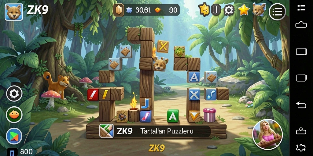 Gameplay ZK9 yang menantang dan penuh warna.